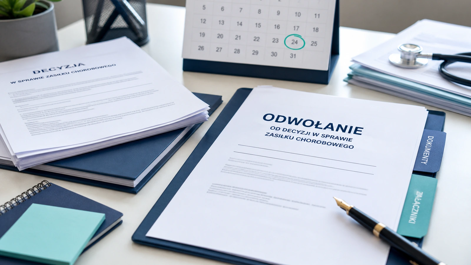 Odwołanie od decyzji ZUS w sprawie zasiłku chorobowego – krok po kroku